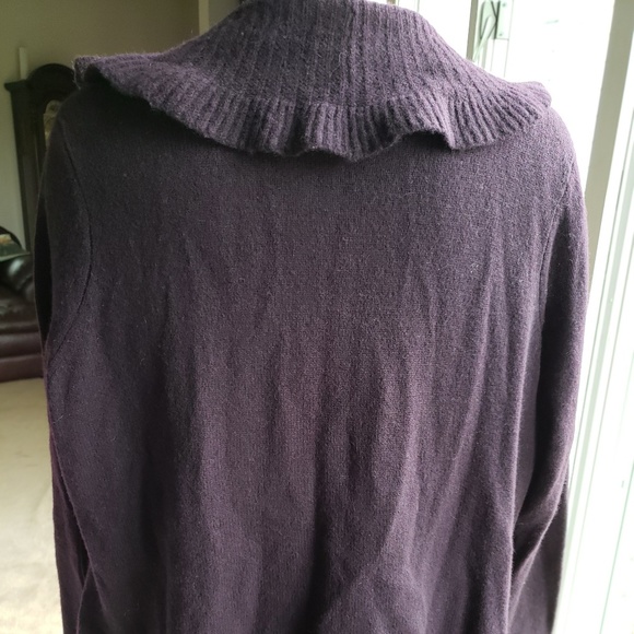 SOLD****Ralph Lauren Knit Ruffle Sweater - Picture 4 of 7